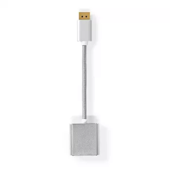 Nedis CCTB37250AL02 videoadapterikaapeli 0,2 m DisplayPort DVI-D hopea