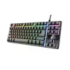 Trust GXT 794 näppäimistö hiiri sisältyy peli USB QWERTZ saksa musta
