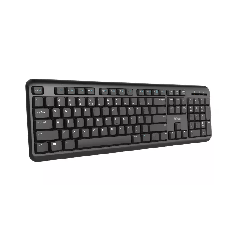 Trust TK-350 näppäimistö Office RF langaton QWERTZ saksa musta