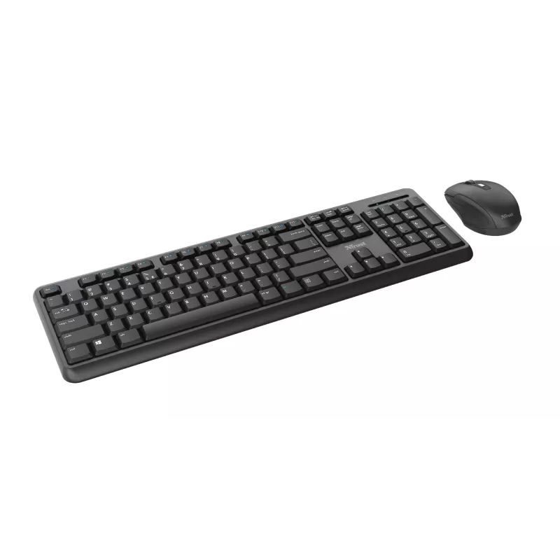 Trust TKM-350 näppäimistö ja hiiri Office RF langaton QWERTZ saksa musta