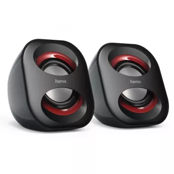Hama Sonic Mobil 183 musta, punainen langallinen 3 W