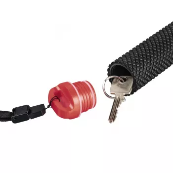 Monopodi Hama 00004458 1/4 tuuma muovi musta punainen korkeus 19 cm
