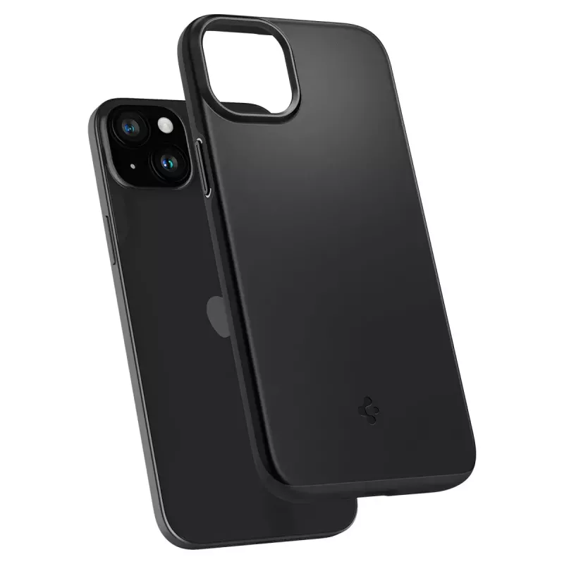 Kotelo Spigen ACS06776 iPhone 15 15,5 cm musta