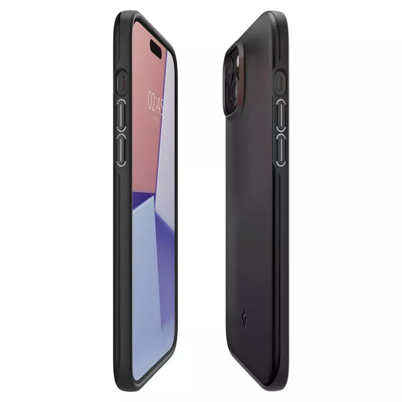 Kotelo Spigen ACS06776 iPhone 15 15,5 cm musta