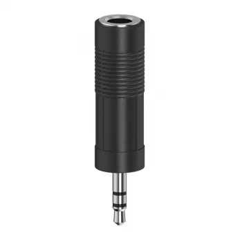 Audiokaapeli Hama 00205196 3,5mm - 6,35mm musta