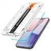 Spigen iPhone 15 Glas.tR EZ Fit näytönsuoja karkaistua lasia läpinäkyvä