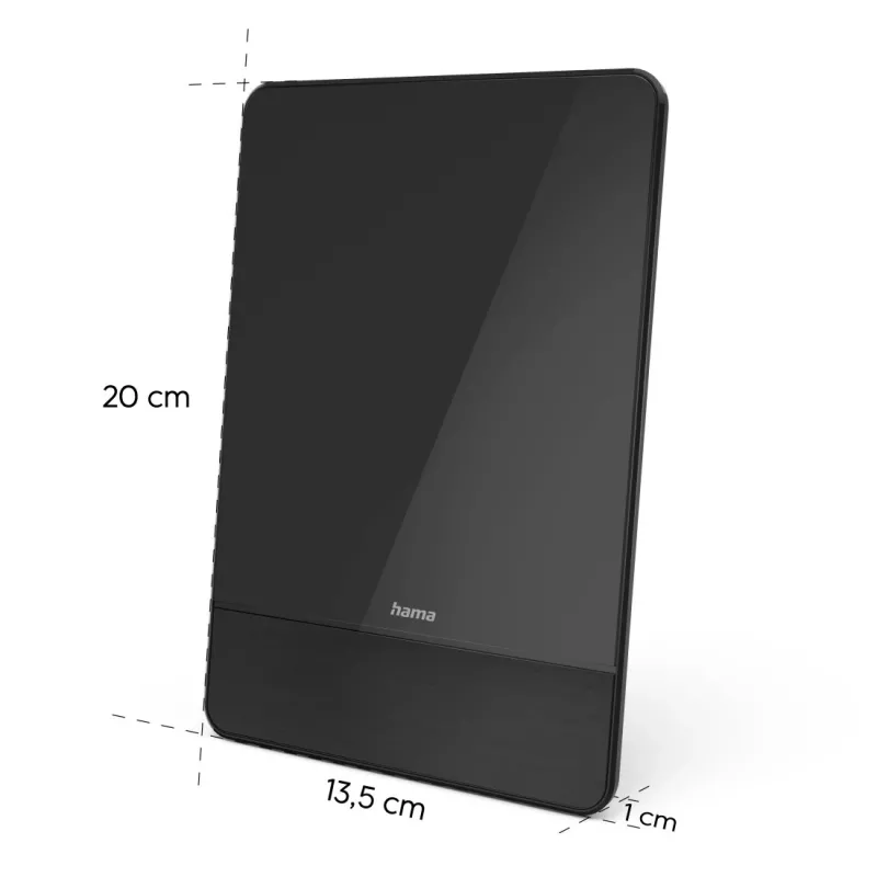 Sisäantenni Hama Pro 2 m USB musta 135x10x200mm