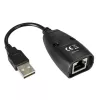 Techly IUSB-EXTENDTY5 USB-jatkolaite Cat.5e/6-kaapelilla enintään 50 m, USB–RJ-45, musta