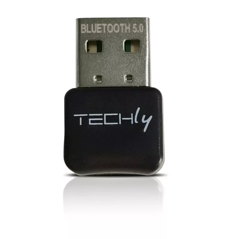 Techly IDATA USB-BLT5 USB Bluetooth 5.0 -sovitin, musta
