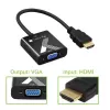 Techly kaapelisovitin muunnin HDMI - VGA musta 0,1 m 1920x1200 60 Hz