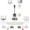 Techly kaapelisovitin muunnin HDMI - VGA musta 0,1 m 1920x1200 60 Hz