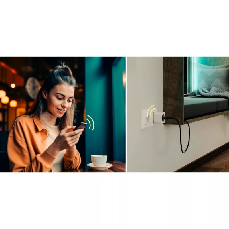 Älypistoke Hama 00176654 3680 W sisäkäyttöön langaton Wi-Fi valkoinen