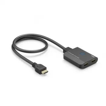 Hama 00205284 videosplitteri HDMI 2x HDMI 4K Ultra HD