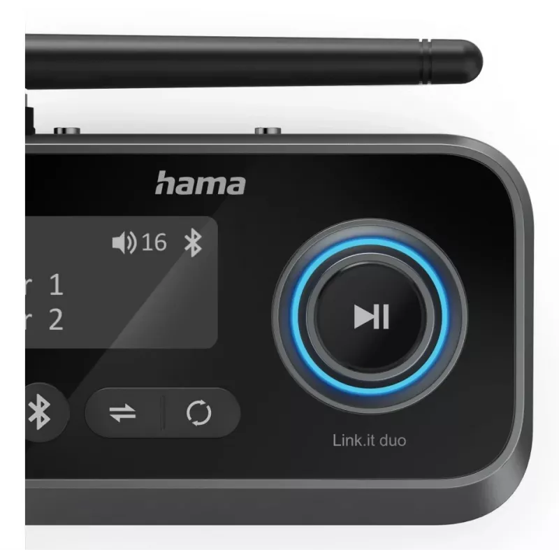 Hama Link.it duo 00205322 Bluetooth-äänilähetin/-vastaanotin