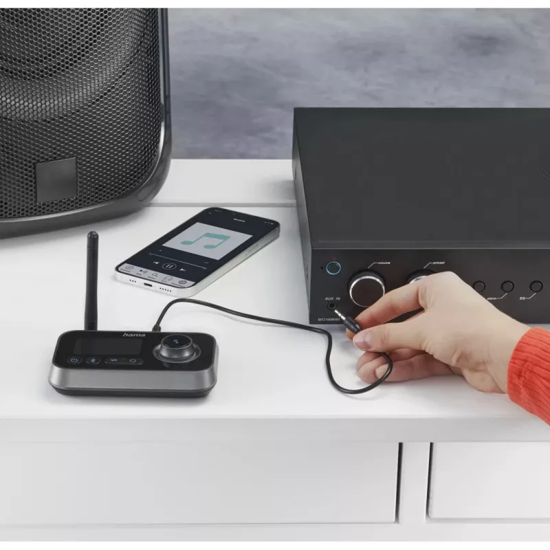 Hama Link.it duo 00205322 Bluetooth-äänilähetin/-vastaanotin