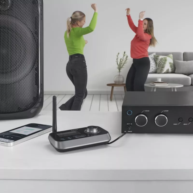 Hama Link.it duo 00205322 Bluetooth-äänilähetin/-vastaanotin