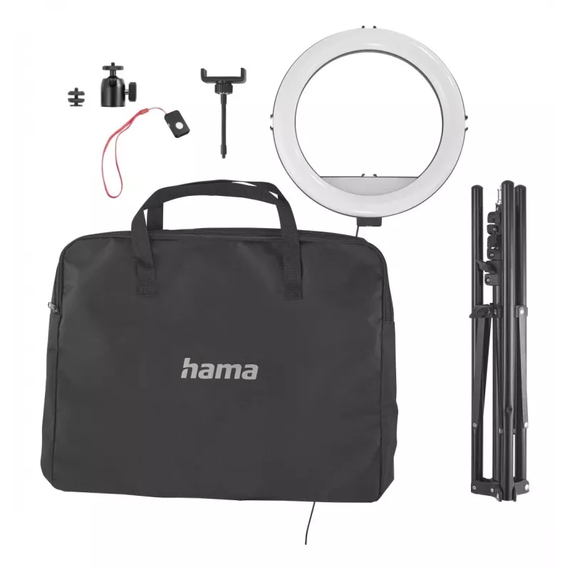 Hama SpotLight Steady 120 III 00004678 LED-rengasvalo jalustalla älypuhelimelle