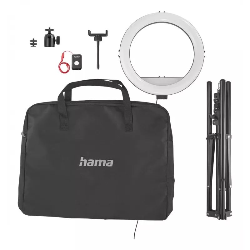 Hama SpotLight Steady 120 III 00004678 LED-rengasvalo jalustalla älypuhelimelle
