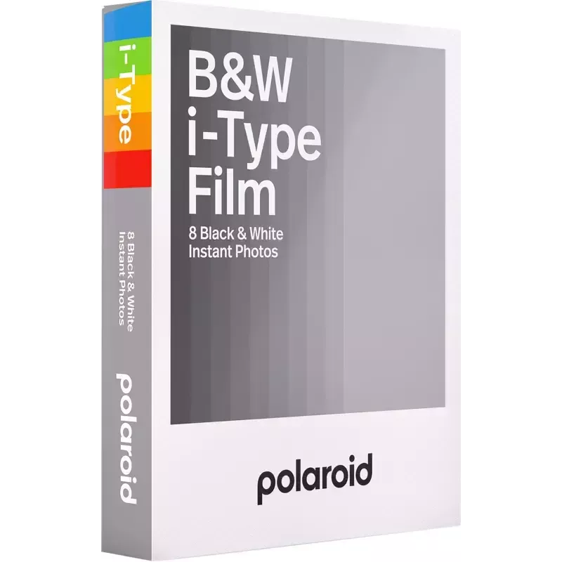 Mustavalkofilmi I-Type Polaroid 8 kpl