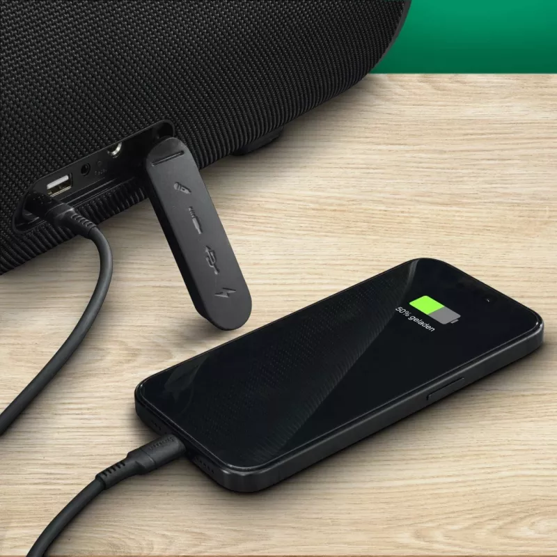 Juhlakaiutin HAMA UltiMate Pro 120 W, langaton Bluetooth, vedenpitävä, sisäänrakennettu akku, USB-C-lataus