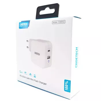 Sisälaturi Choetech PD8002 universaali valkoinen