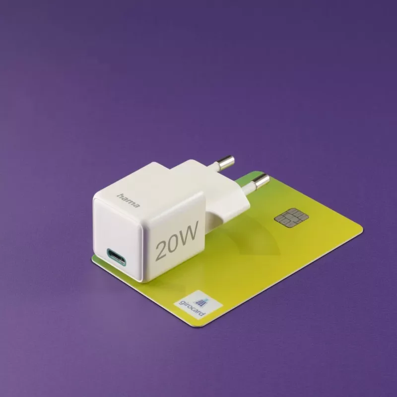 Sisälaturi Hama 00201980 pikalataus valkoinen USB Type-C