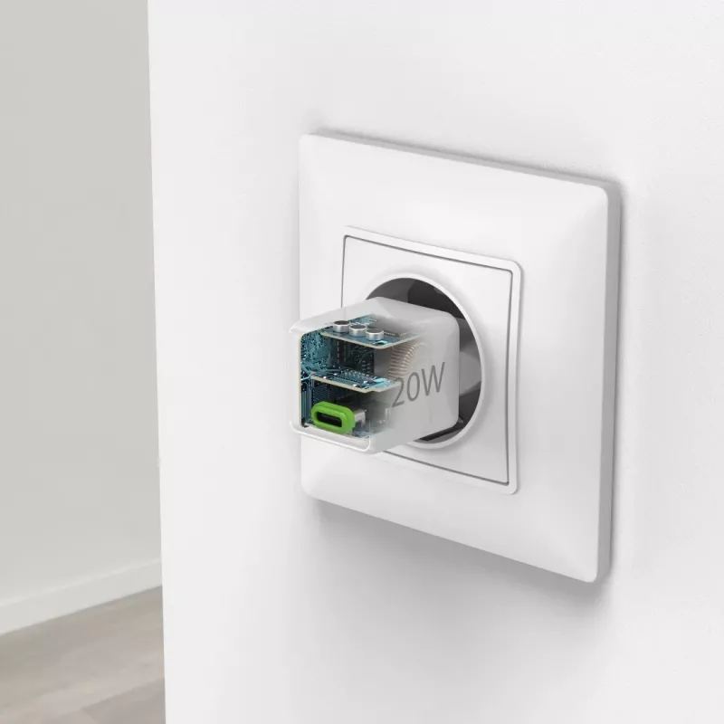 Sisälaturi Hama 00201980 pikalataus valkoinen USB Type-C