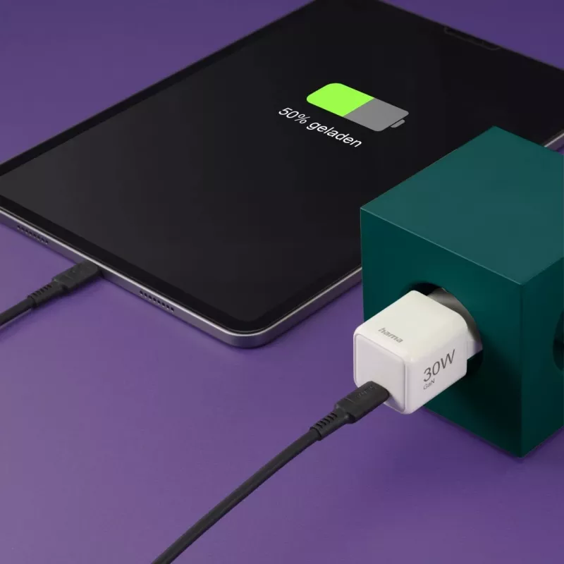 Hama 00201982 mobiililaturi älypuhelin, tablet valkoinen AC pikalataus sisätila