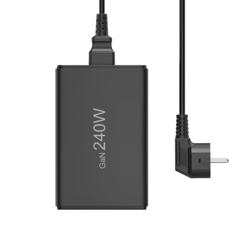 Latausasema HAMA 201977, 240W yhteensä, 4× USB-C, 1× USB-A, musta