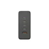 Latausasema HAMA 201977, 240W yhteensä, 4× USB-C, 1× USB-A, musta