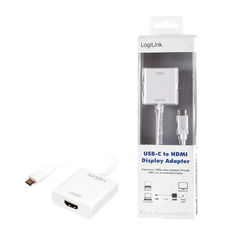 USB-näytönohjainadapteri LogiLink UA0236A valkoinen
