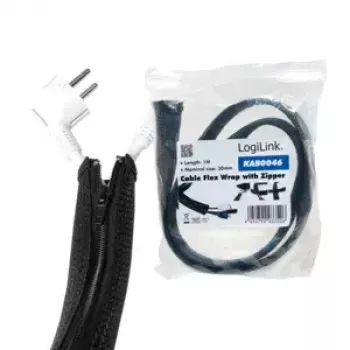 Kaapelinsuojus LogiLink KAB0046 musta