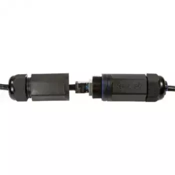 Verkkokaapeli LogiLink CQ7033S RJ-45 Cat6a 1 m musta