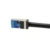 Verkkokaapeli LogiLink CQ7033S RJ-45 Cat6a 1 m musta