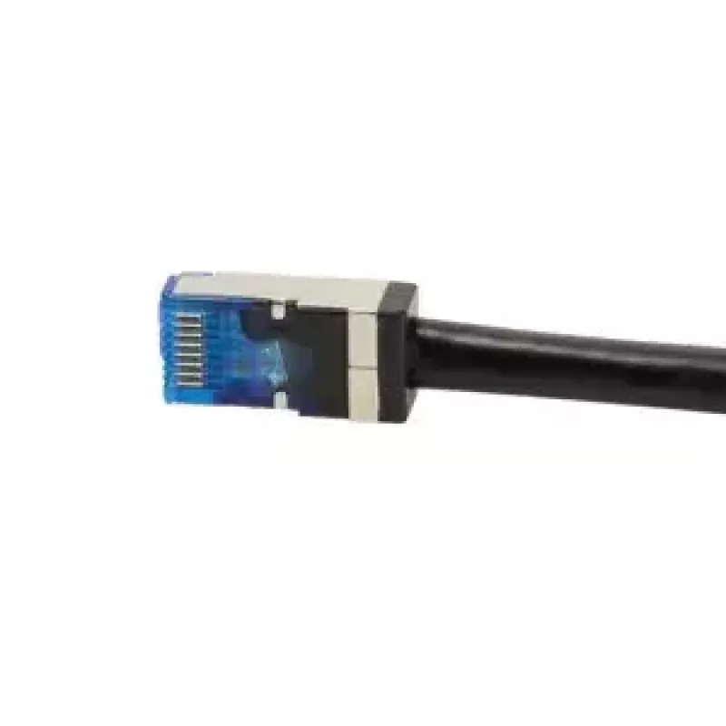 Verkkokaapeli LogiLink CQ7033S RJ-45 Cat6a 1 m musta