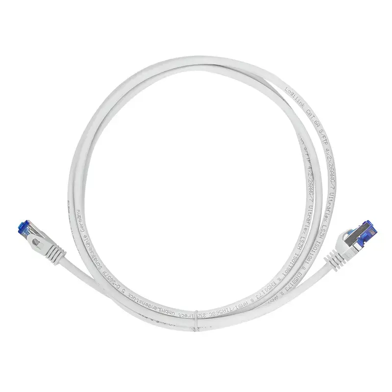 Verkkokaapeli LogiLink C6A092S RJ-45 Cat6a 10 m harmaa