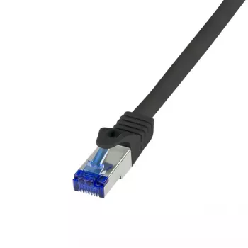 Verkkokaapeli LogiLink C6A033S RJ-45 Cat6a 1 m musta