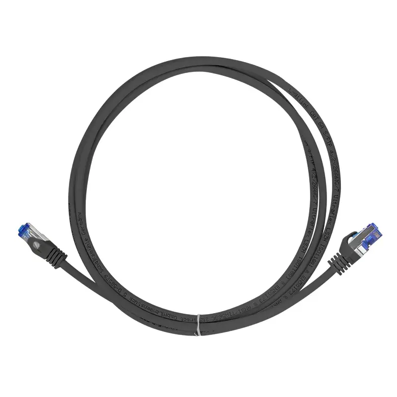 Verkkokaapeli LogiLink C6A073S RJ-45 Cat6a 5 m musta