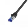 LogiLink C6A123S 30 m Cat6a S/FTP musta