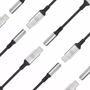 3,5 mm USB-kaapeli 3MK 3,5 mm plugi 1 kpl USB-C - 3,5 mm plugi