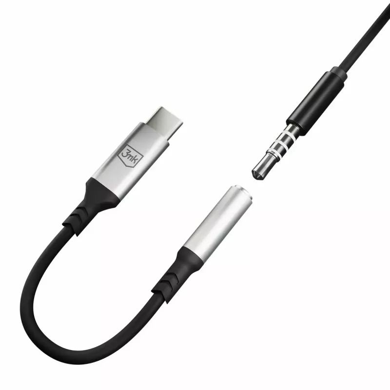 3,5 mm USB-kaapeli 3MK 3,5 mm plugi 1 kpl USB-C - 3,5 mm plugi