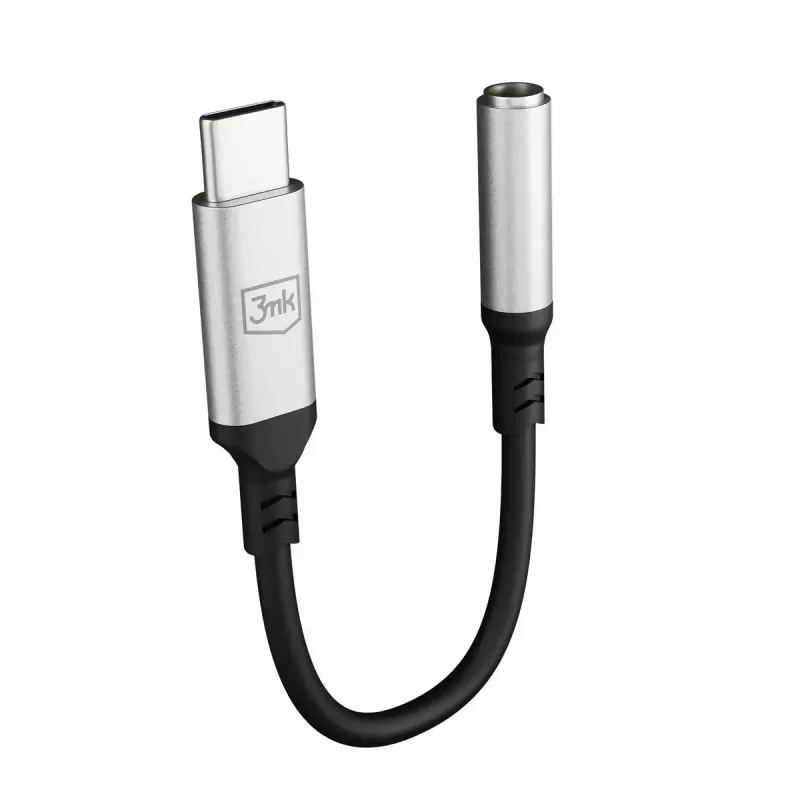 3,5 mm USB-kaapeli 3MK 3,5 mm plugi 1 kpl USB-C - 3,5 mm plugi