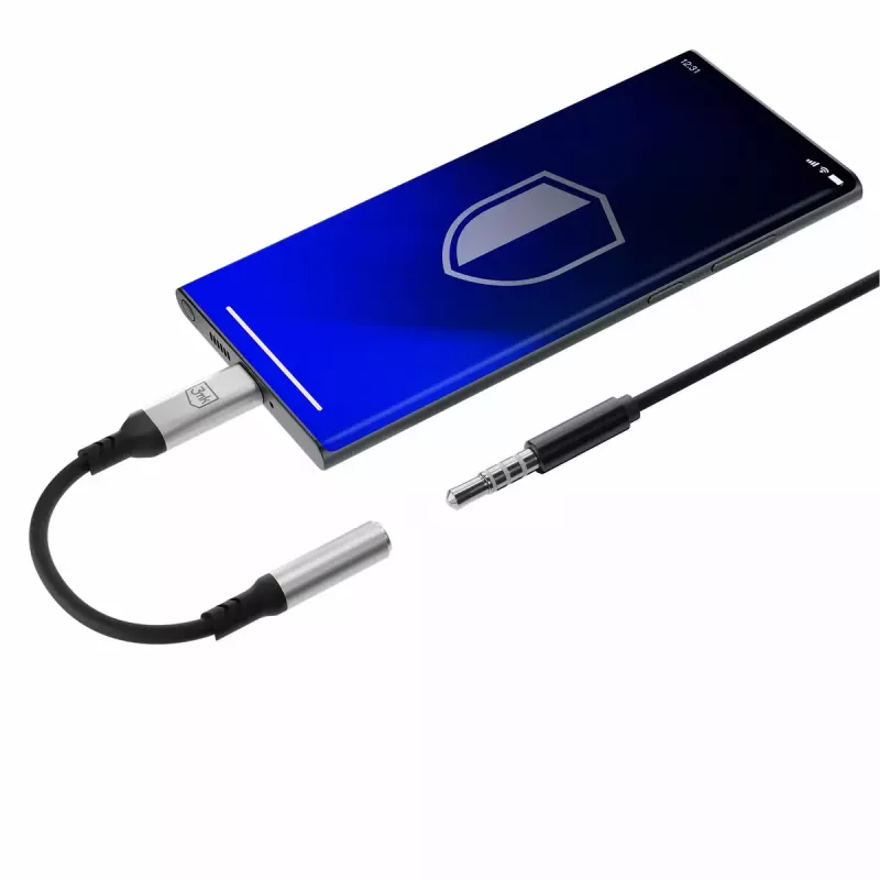 3,5 mm USB-kaapeli 3MK 3,5 mm plugi 1 kpl USB-C - 3,5 mm plugi