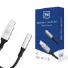 3,5 mm USB-kaapeli 3MK 3,5 mm plugi 1 kpl USB-C - 3,5 mm plugi