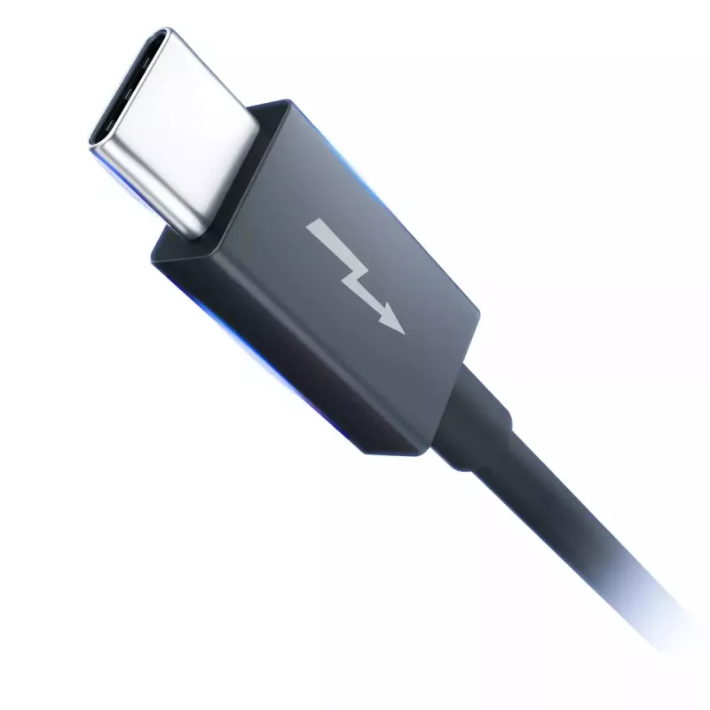 3mk Hyper Thunderbolt 4 Pro -kaapeli, 240 W, 1 m