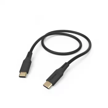Hama joustava USB-kaapeli USB 2.0 1,5 m USB-C musta