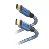 Hama Reflective USB-kaapeli USB 2.0 1,5 m USB-C sininen