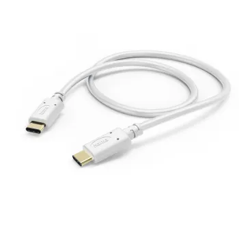 Hama latauskaapeli, USB-C - USB-C, 1,5 m, valkoinen