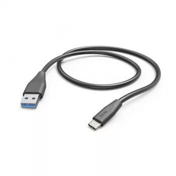 Hama 00201595 USB-kaapeli USB 2.0 1,5 m USB-A USB-C musta