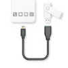 Hama 00201605 USB-kaapeli USB 3.2 Gen 1 (3.1 Gen 1) 0,15 m USB-C USB-A musta